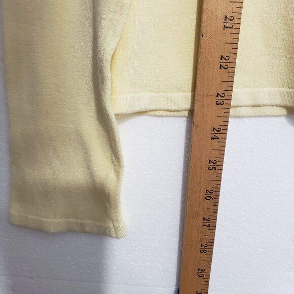 Soft and Beautiful Max Studio Woman's XL Yellow Turtleneck - Picture 6 of 8